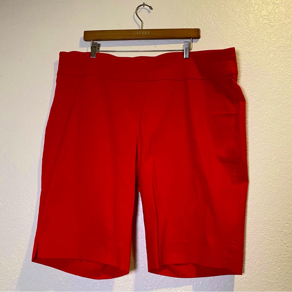 Ruby Rd. | Red Khaki Shorts 24 W 🍒